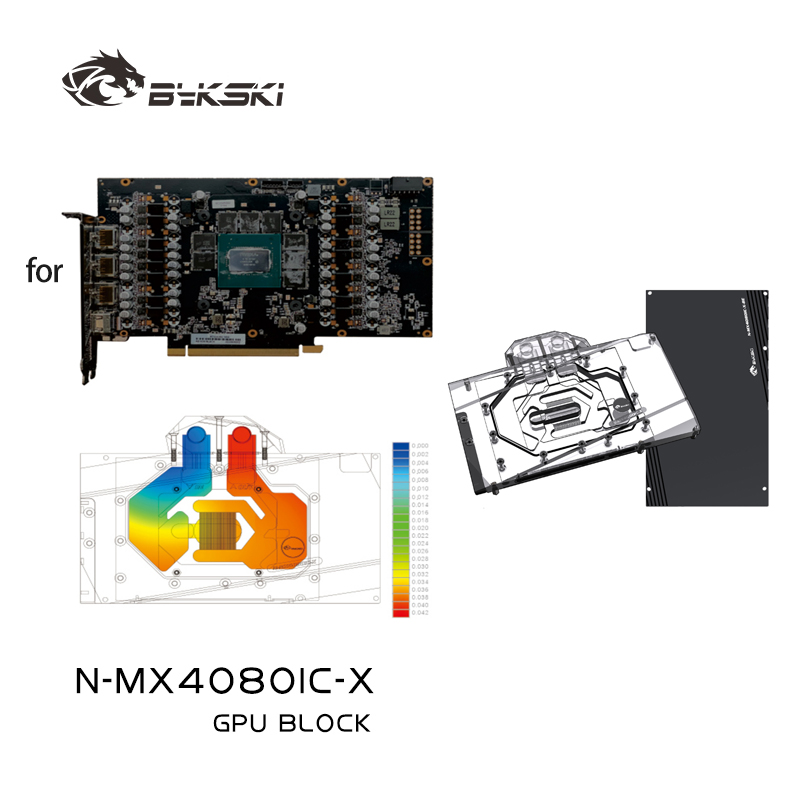 Rtx 4080 Water Cooling Block - Bykski N-MX4080IC-X GPU Bloğu MAXSUN RTX