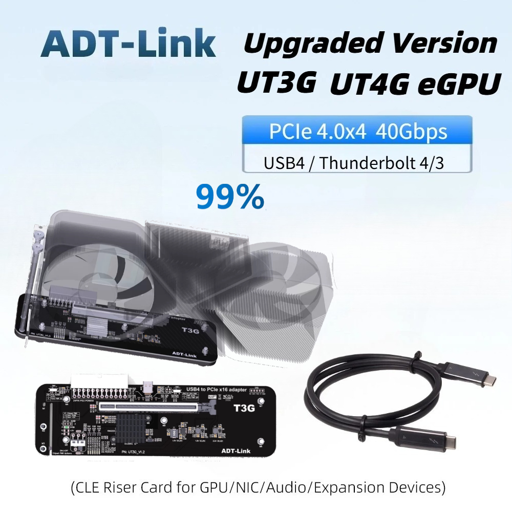 Gpu External Dock Egpu Thunderbolt 4 - Yükseltilmiş UT4G UT3G EGPU Thunderbolt 4/3