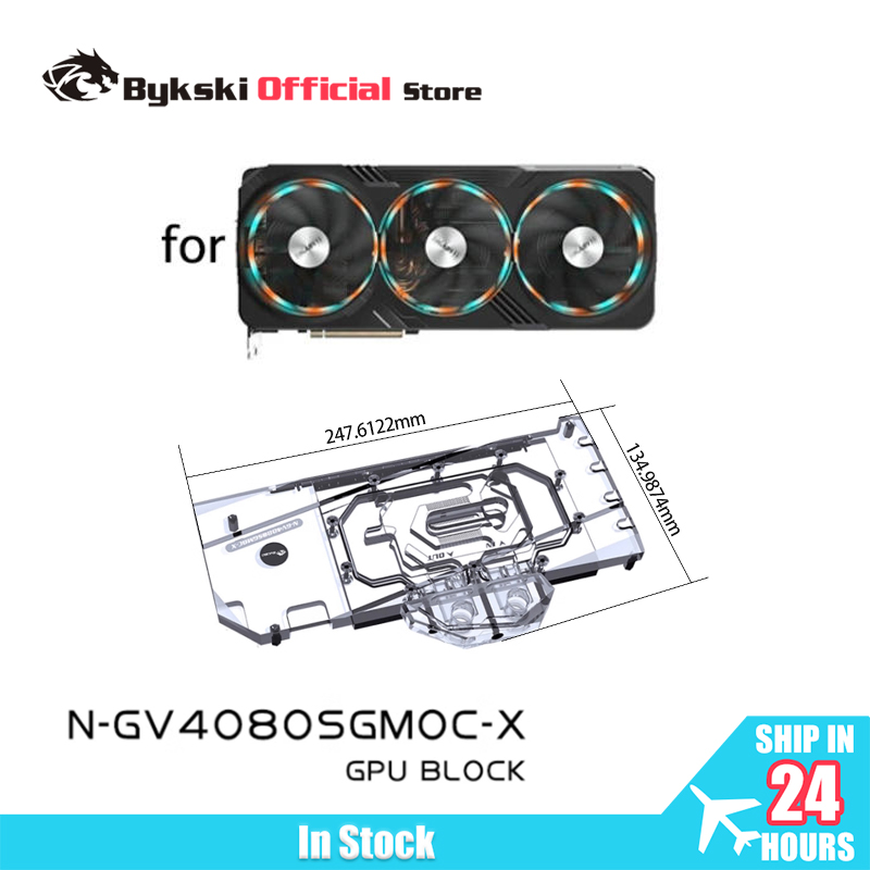 Rtx 4080 Water Cooling Block - Bykski GPU Bloğu, Gigabyte GeForce RTX