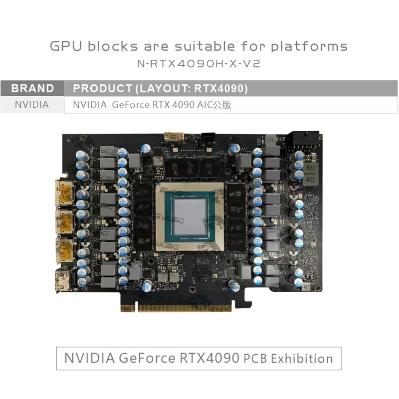 NVIDIA RTX 4090 Reference Edit - Rtx 4090 Water Block Full Cover incelemesi ve fiyatı