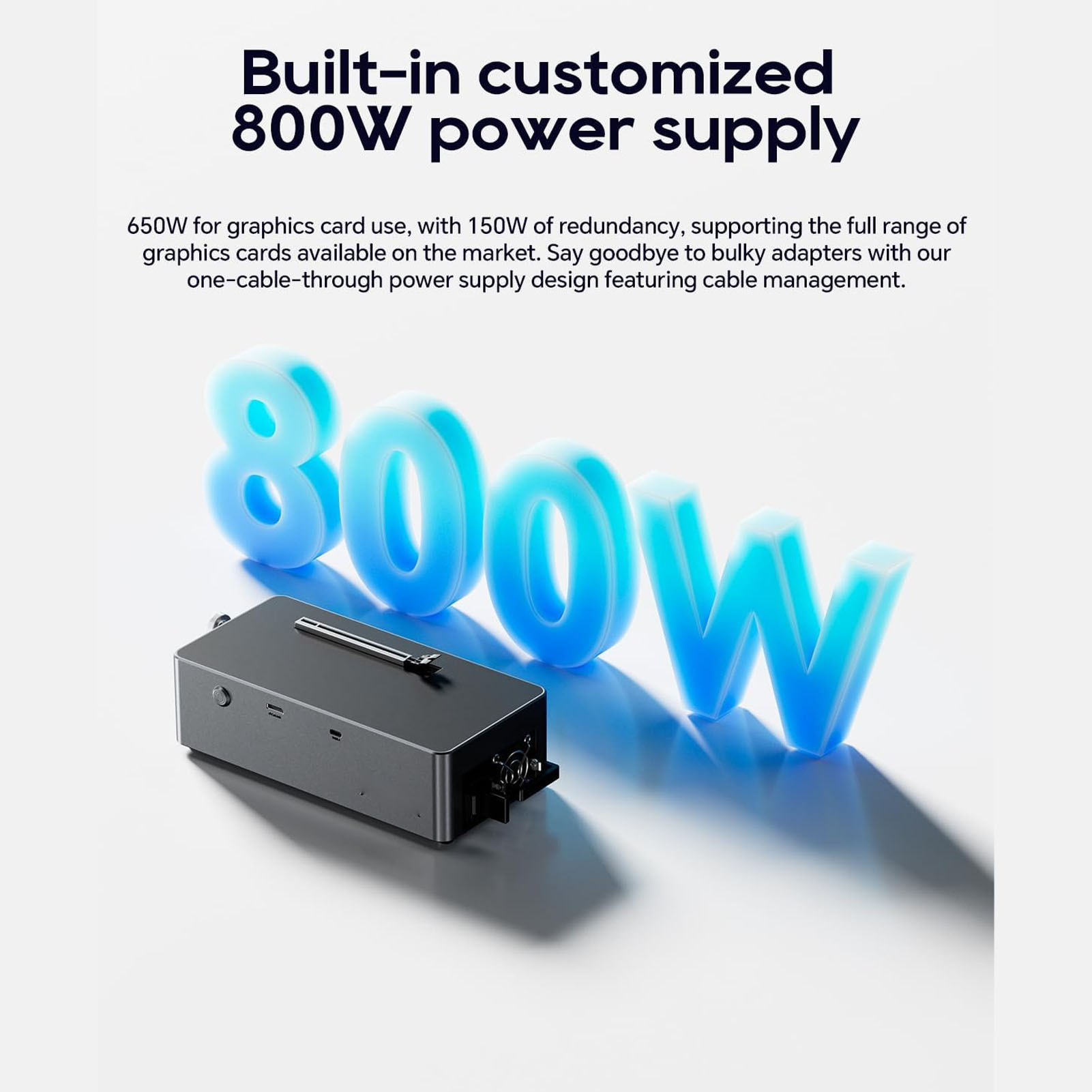 800W Güç Kaynağına Sahip EGPU  - Oculink Gpu Dock Station incelemesi ve fiyatı
