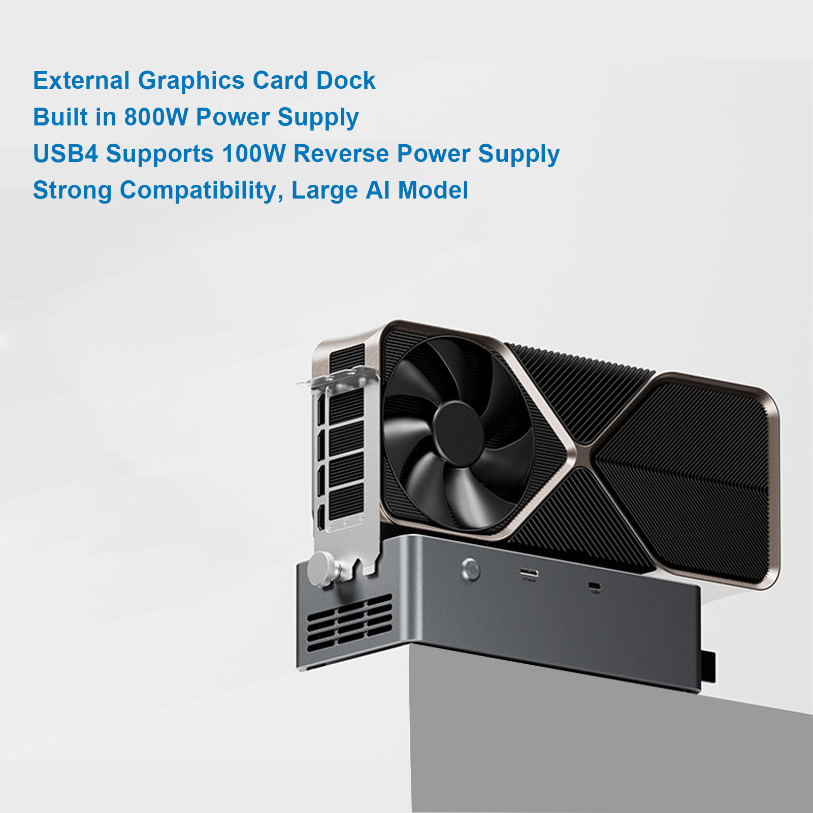 800W Güç Kaynağına Sahip EGPU  - Oculink Gpu Dock Station incelemesi ve fiyatı
