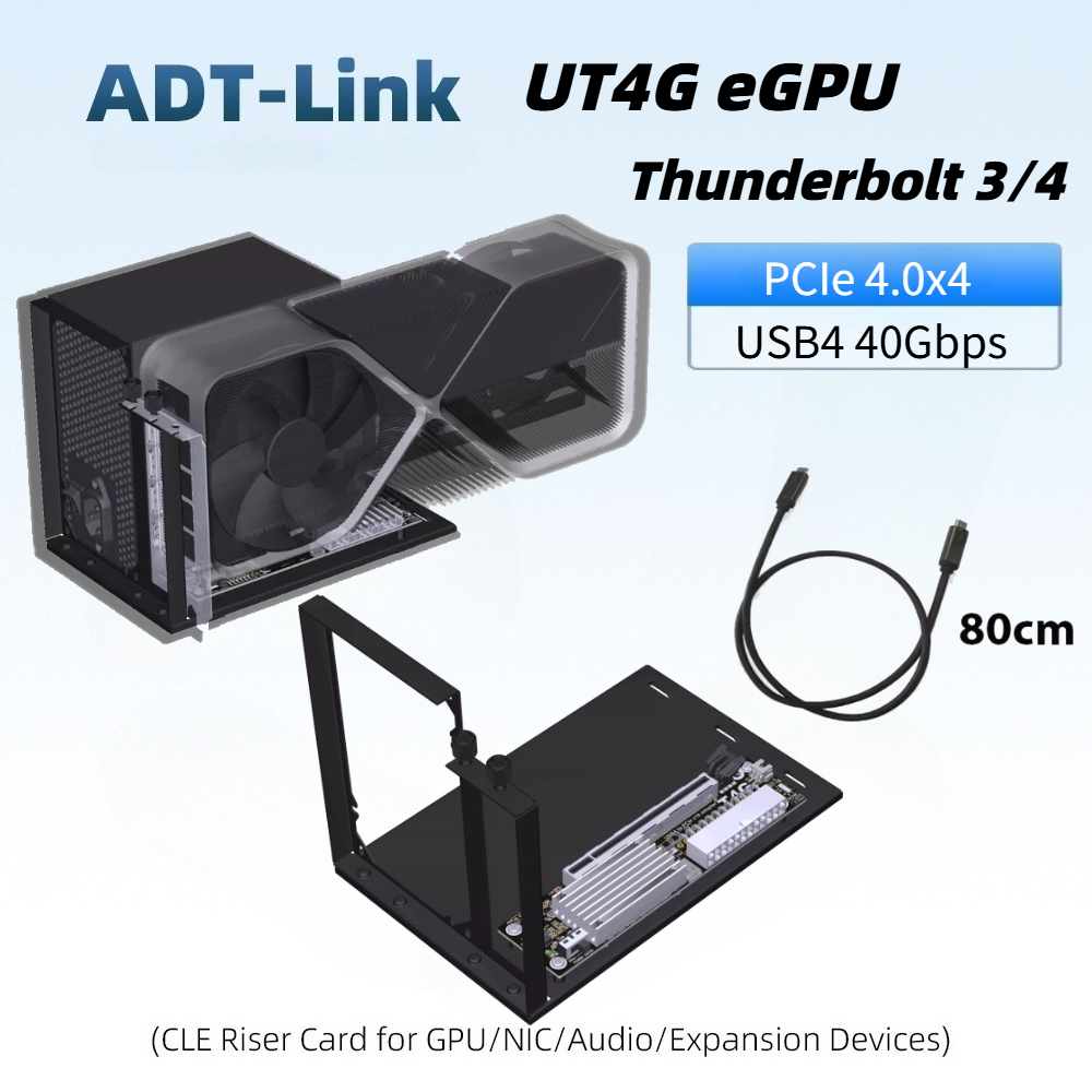Yükseltilmiş UT4G UT3G EGPU Th - Gpu External Dock Egpu Thunderbolt 4 incelemesi ve fiyatı